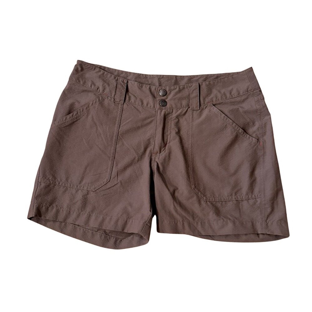 Patagonia Women’s Borderless Shorts Size 4 Brown Hiking Lightweight Outdoors